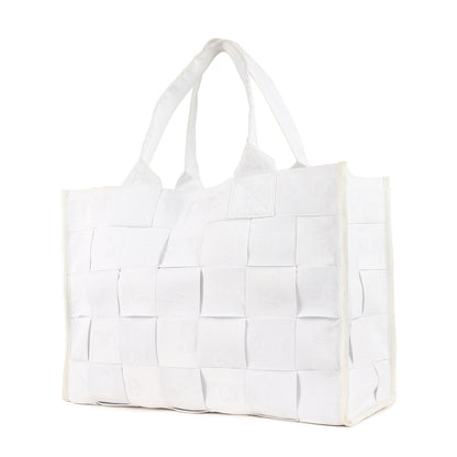 23SS ジャガードロゴ柄 ウーブン ラージ トートバッグ(Woven Large Tote Bag)