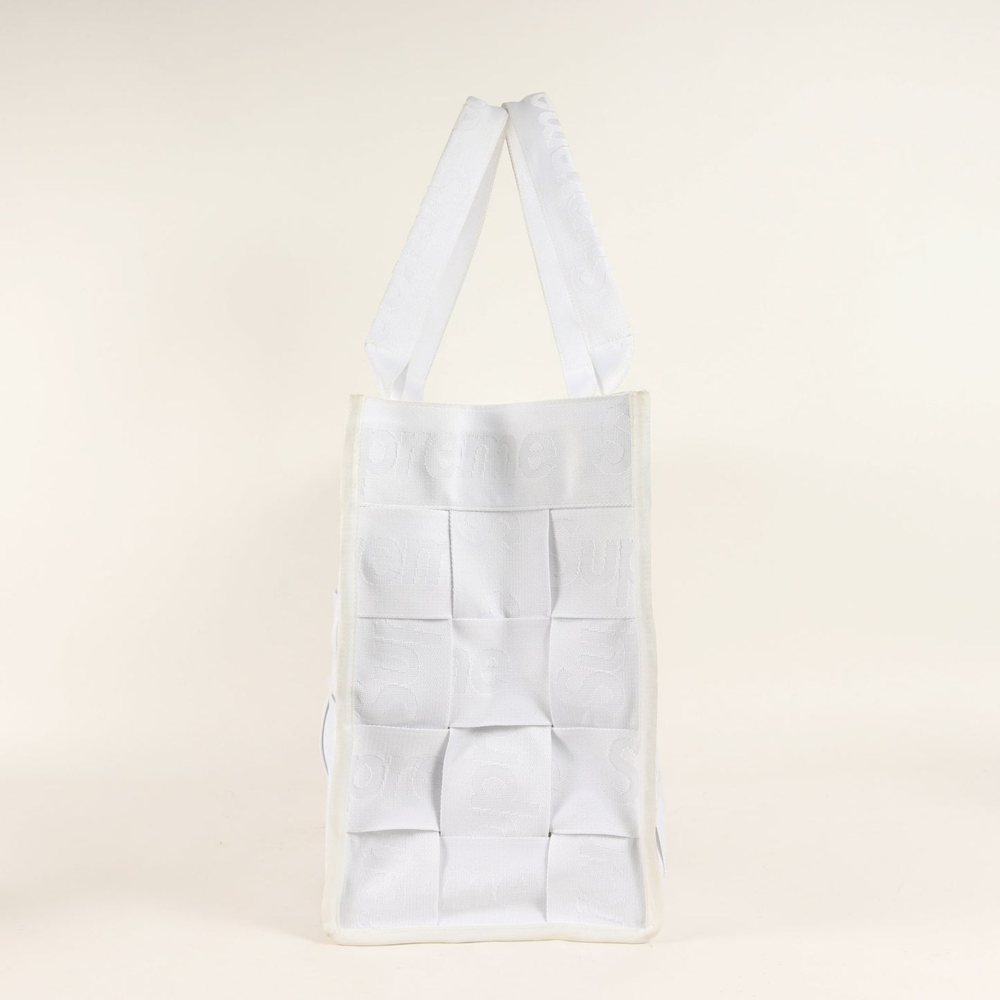 23SS ジャガードロゴ柄 ウーブン ラージ トートバッグ(Woven Large Tote Bag)