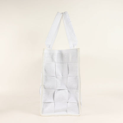 23SS ジャガードロゴ柄 ウーブン ラージ トートバッグ(Woven Large Tote Bag)