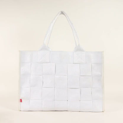 23SS ジャガードロゴ柄 ウーブン ラージ トートバッグ(Woven Large Tote Bag)