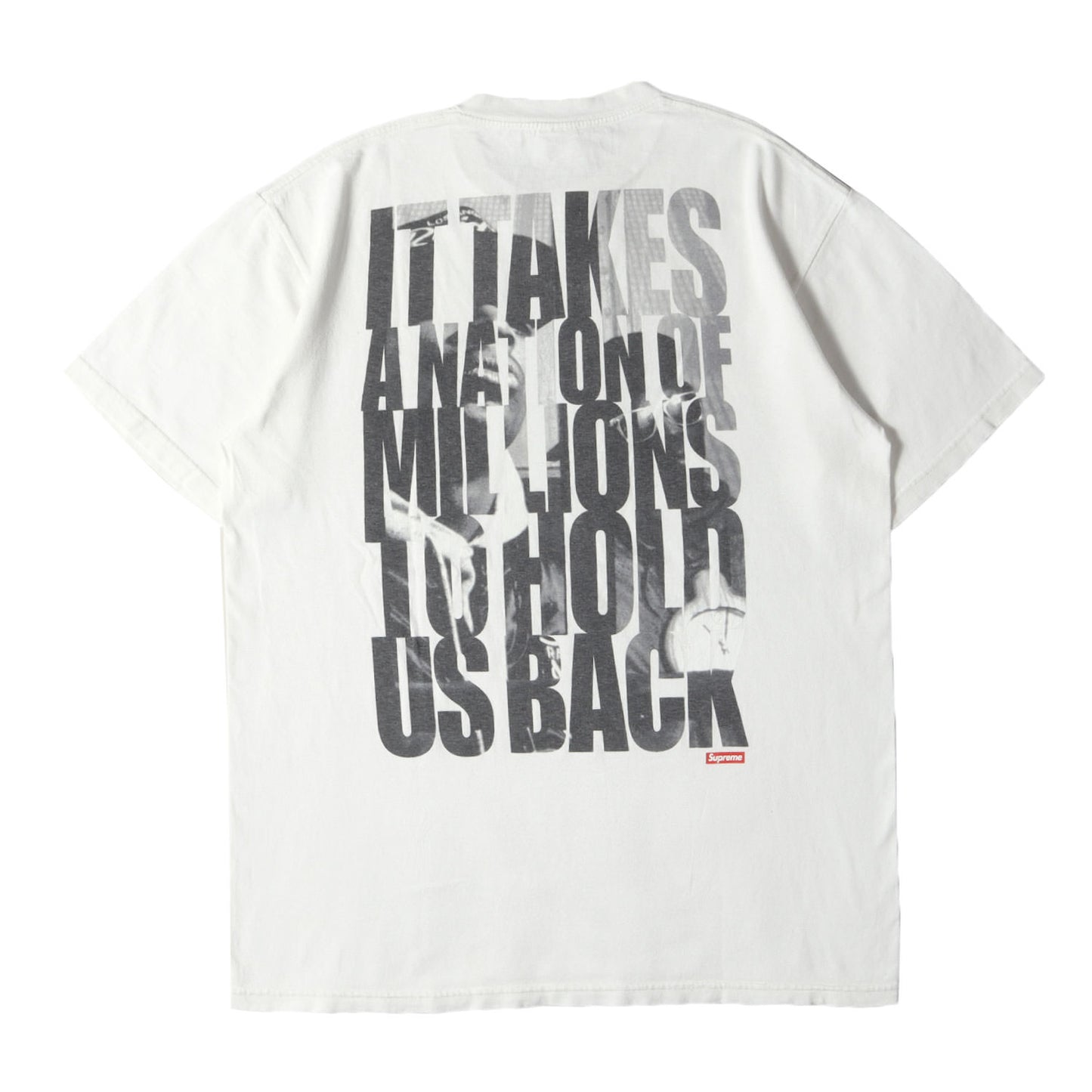 ×Public Enemy フォト柄 メッセージロゴ Tシャツ