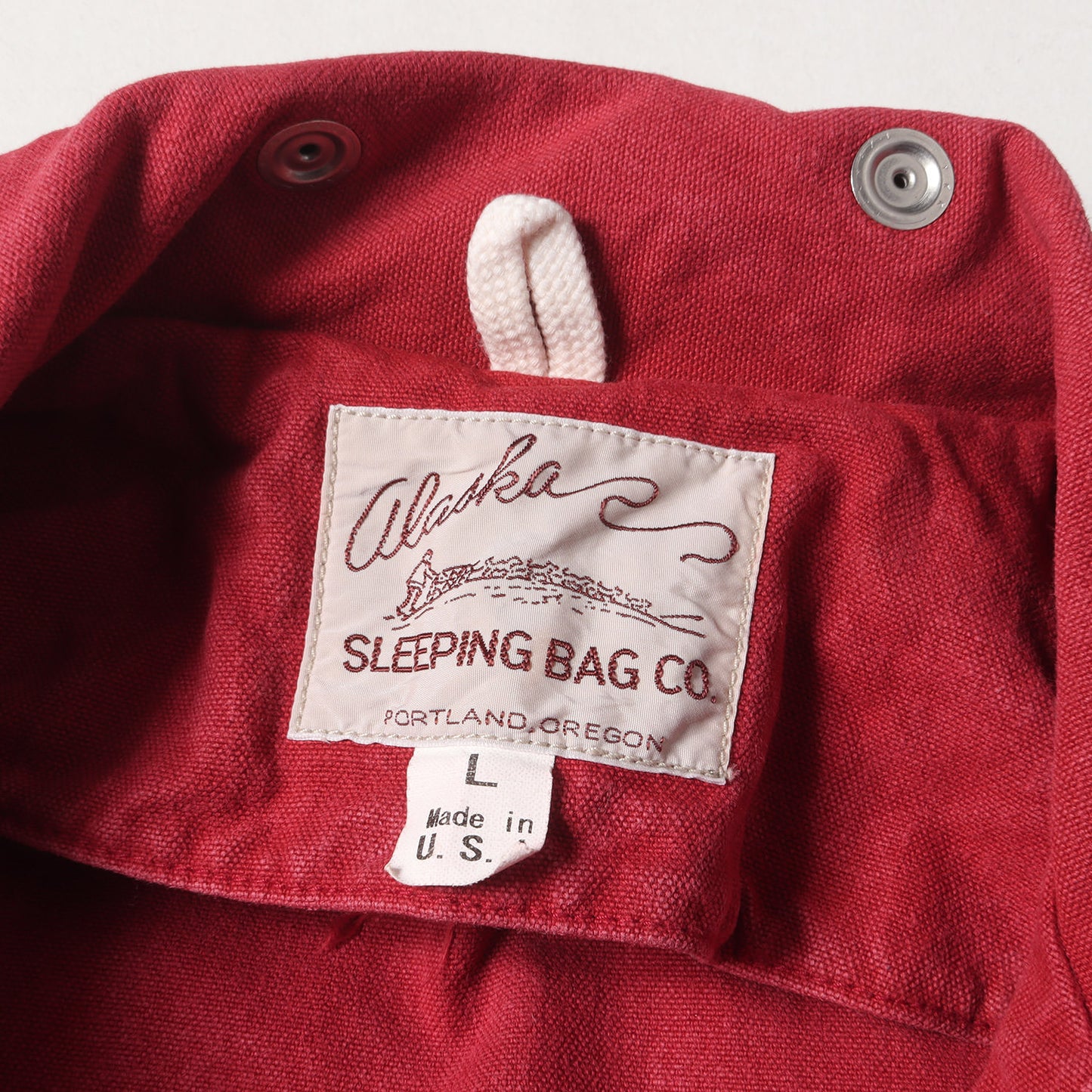 現行モデル ALASKA SLEEPING BAG実名復刻 キャンバス バイキング ジャケット(COTTON CANVAS MADE IN USA VIKING JACKET)