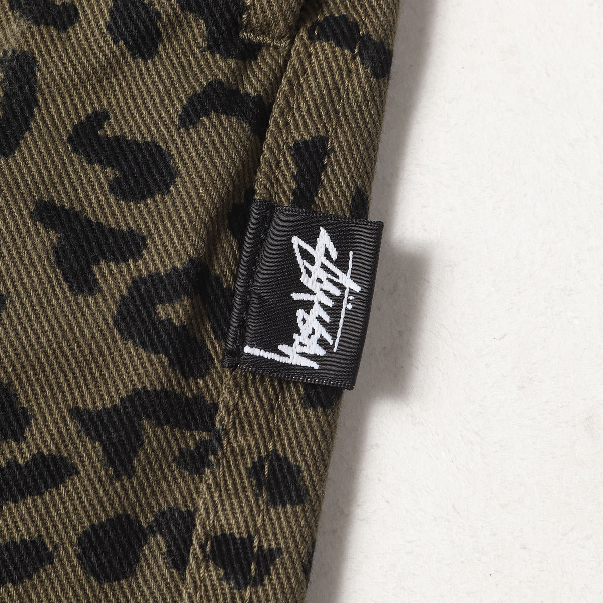 STUSSY (ステューシー) 22SS レオパード柄 ツイル イージー ビーチ 