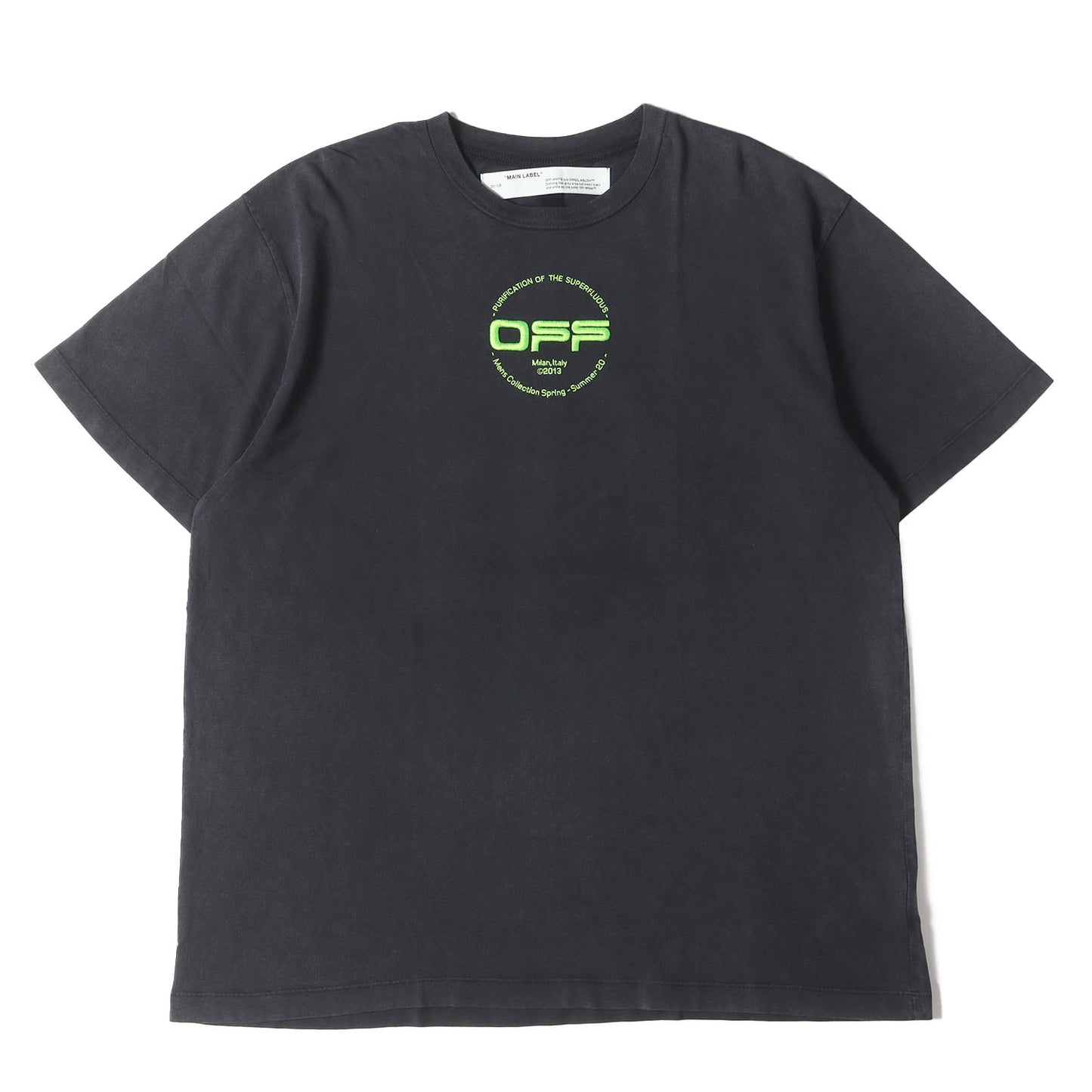 20SS ヴィンテージ加工 ハンドロゴ オーバーサイズ Tシャツ(HAND LOGO S/S OVER TEE)