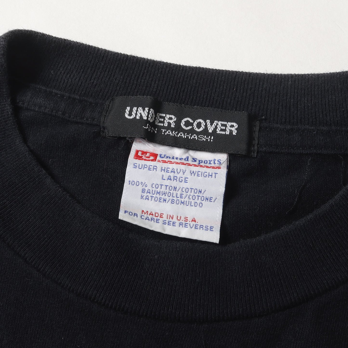 90s 初期モデル Uロゴ クルーネック Tシャツ(United Sportsボディ)
