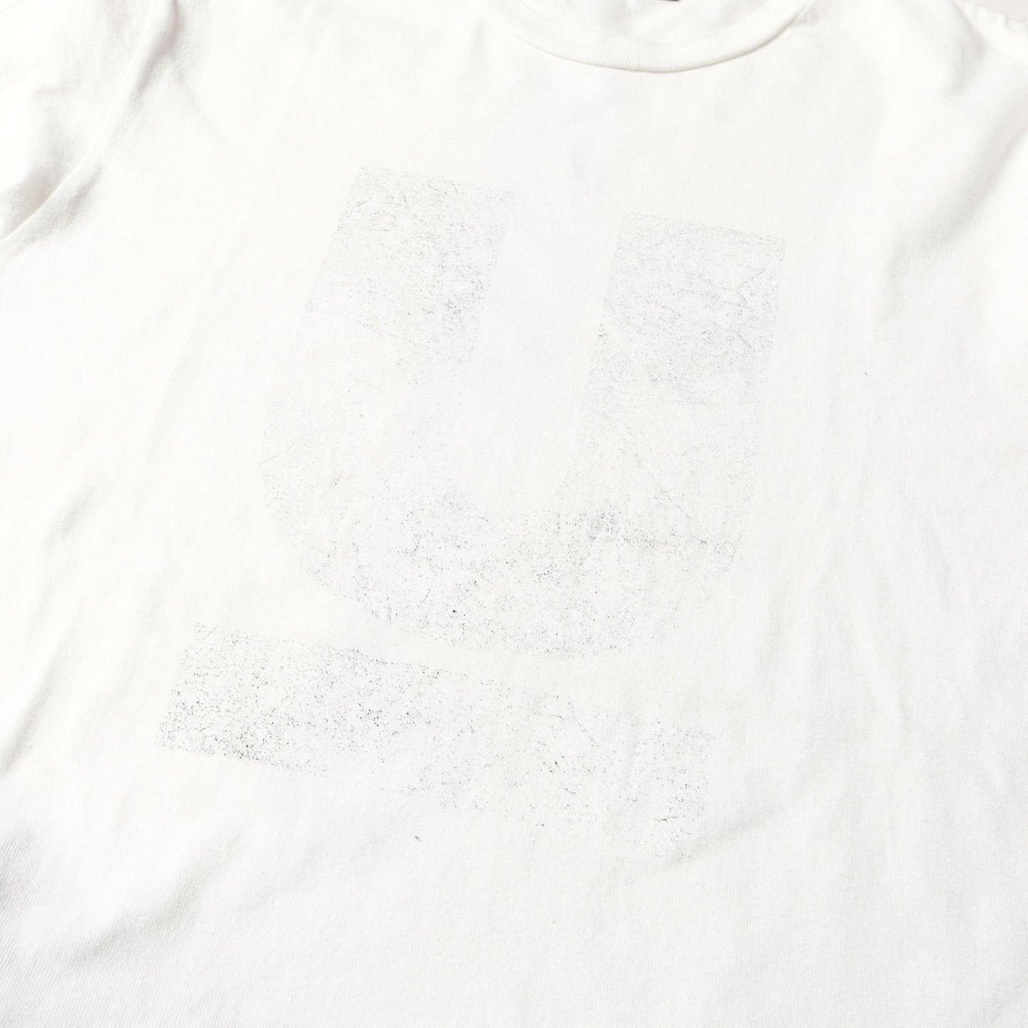 90s 初期モデル 手刷り Uロゴ クルーネック Tシャツ