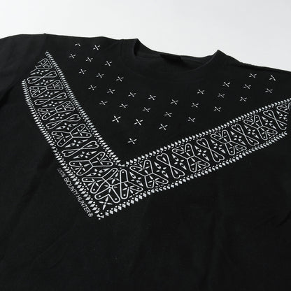 バンダナプリント クルーネック Tシャツ