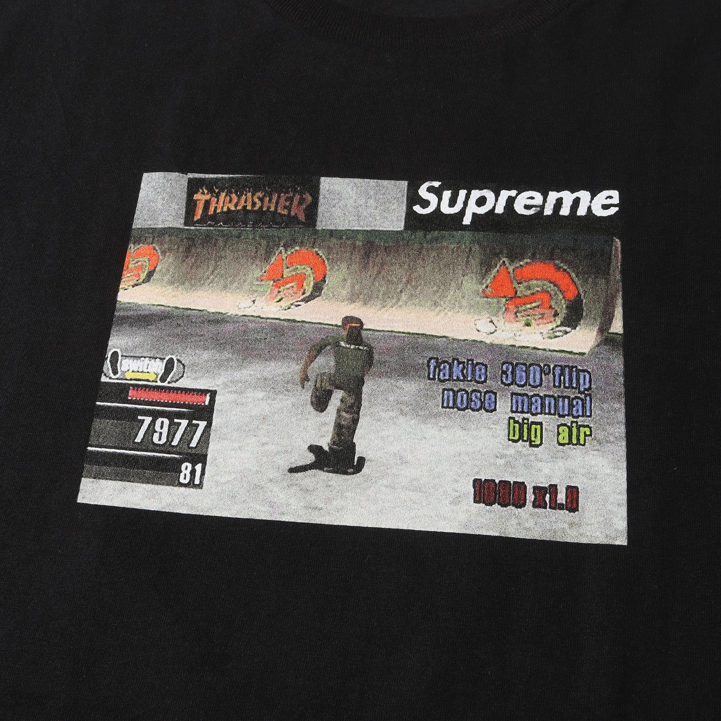 21AW ×THRASHER ゲーム グラフィック Tシャツ(Game Tee)