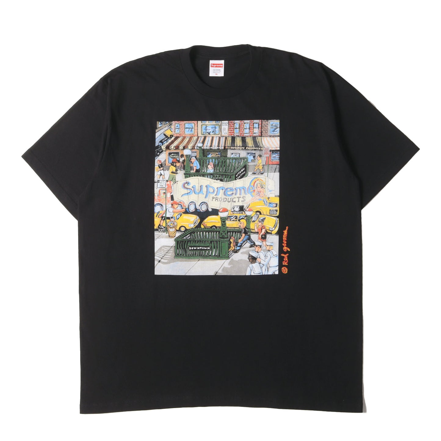 22SS ×Red Grooms イラスト グラフィック Tシャツ(Manhattan Tee)