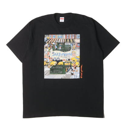 22SS ×Red Grooms イラスト グラフィック Tシャツ(Manhattan Tee)