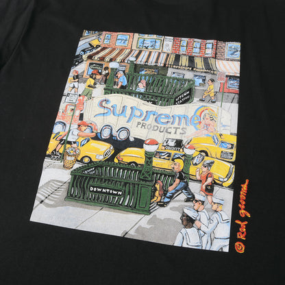 22SS ×Red Grooms イラスト グラフィック Tシャツ(Manhattan Tee)