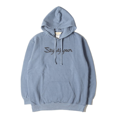 ガーメントダイ加工 パロディーロゴ スウェット パーカー(LOGO PRINTED HOODIE)