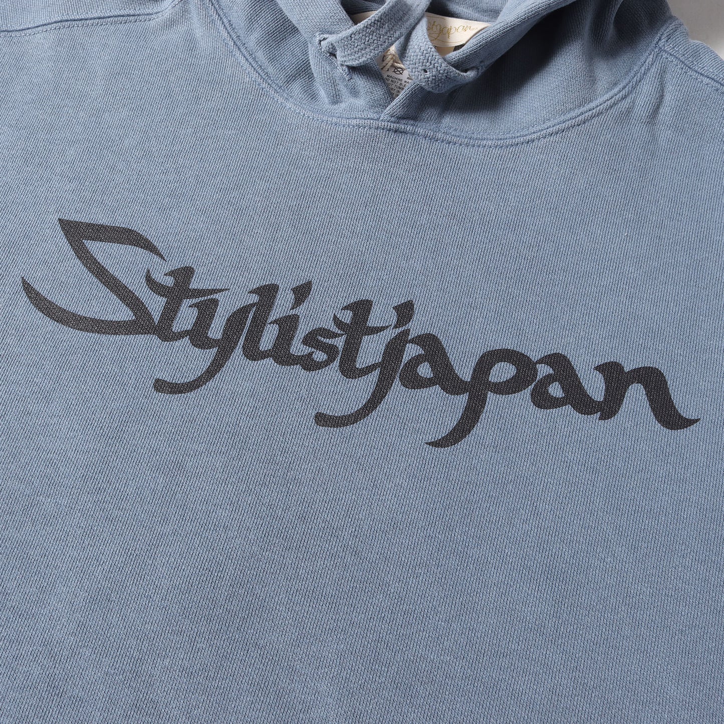 ガーメントダイ加工 パロディーロゴ スウェット パーカー(LOGO PRINTED HOODIE)