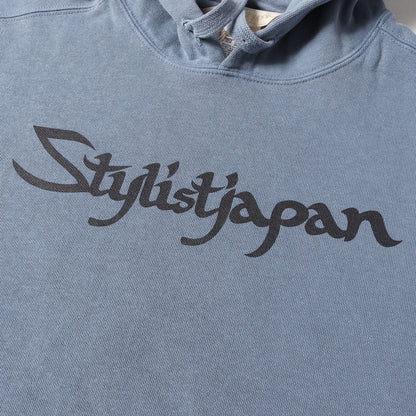 ガーメントダイ加工 パロディーロゴ スウェット パーカー(LOGO PRINTED HOODIE)