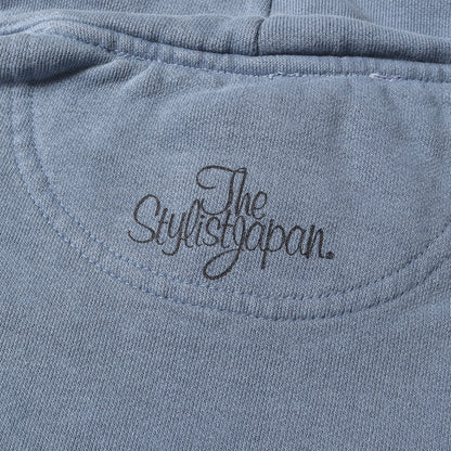 ガーメントダイ加工 パロディーロゴ スウェット パーカー(LOGO PRINTED HOODIE)