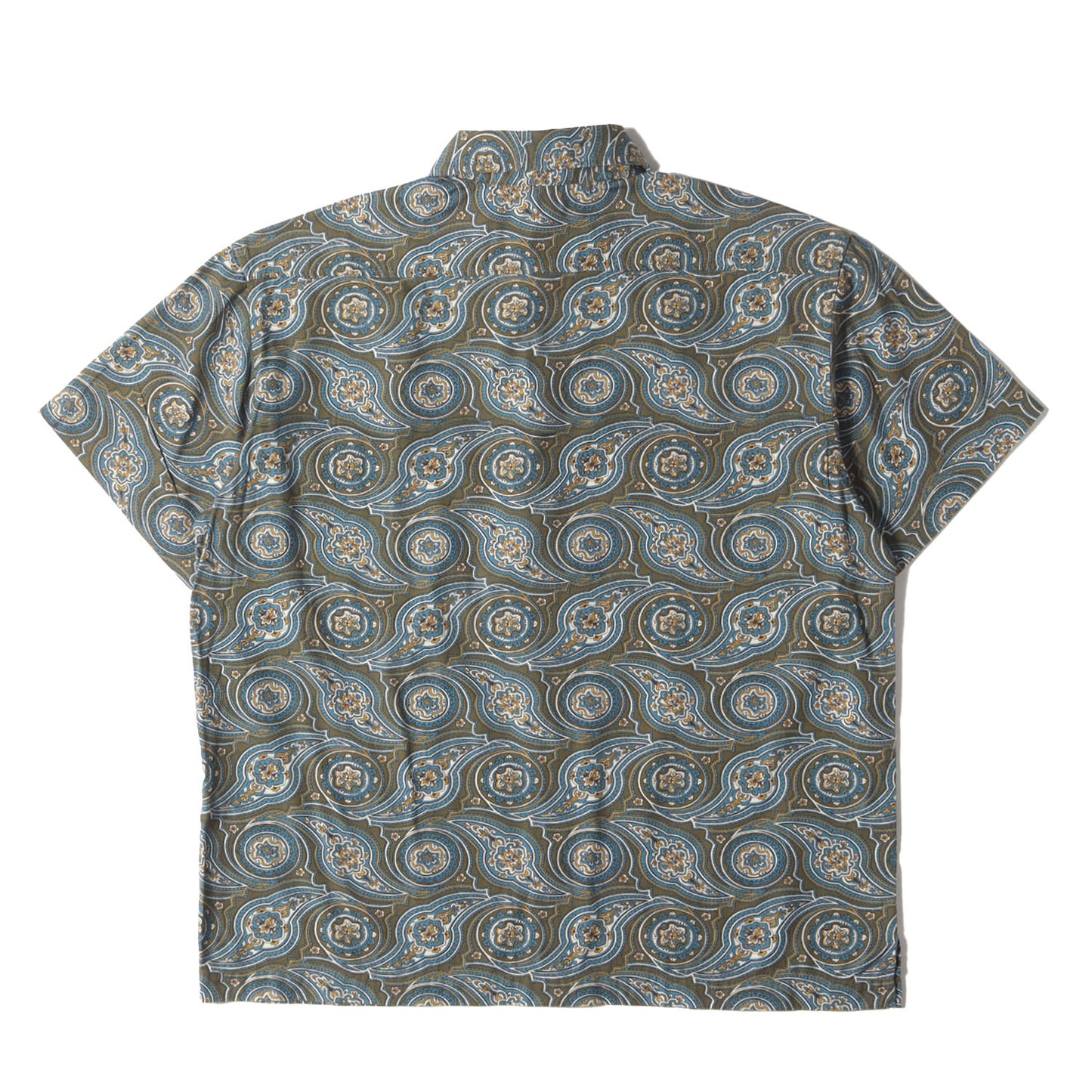 ペイズリー柄 コットン 半袖シャツ