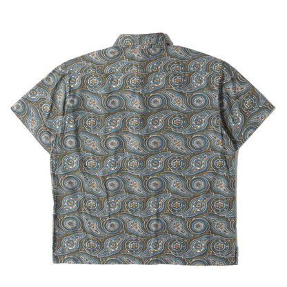 ペイズリー柄 コットン 半袖シャツ