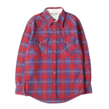 visvim (ビズビム) F.I.L限定 ウエスタン チェック フランネルシャツ 