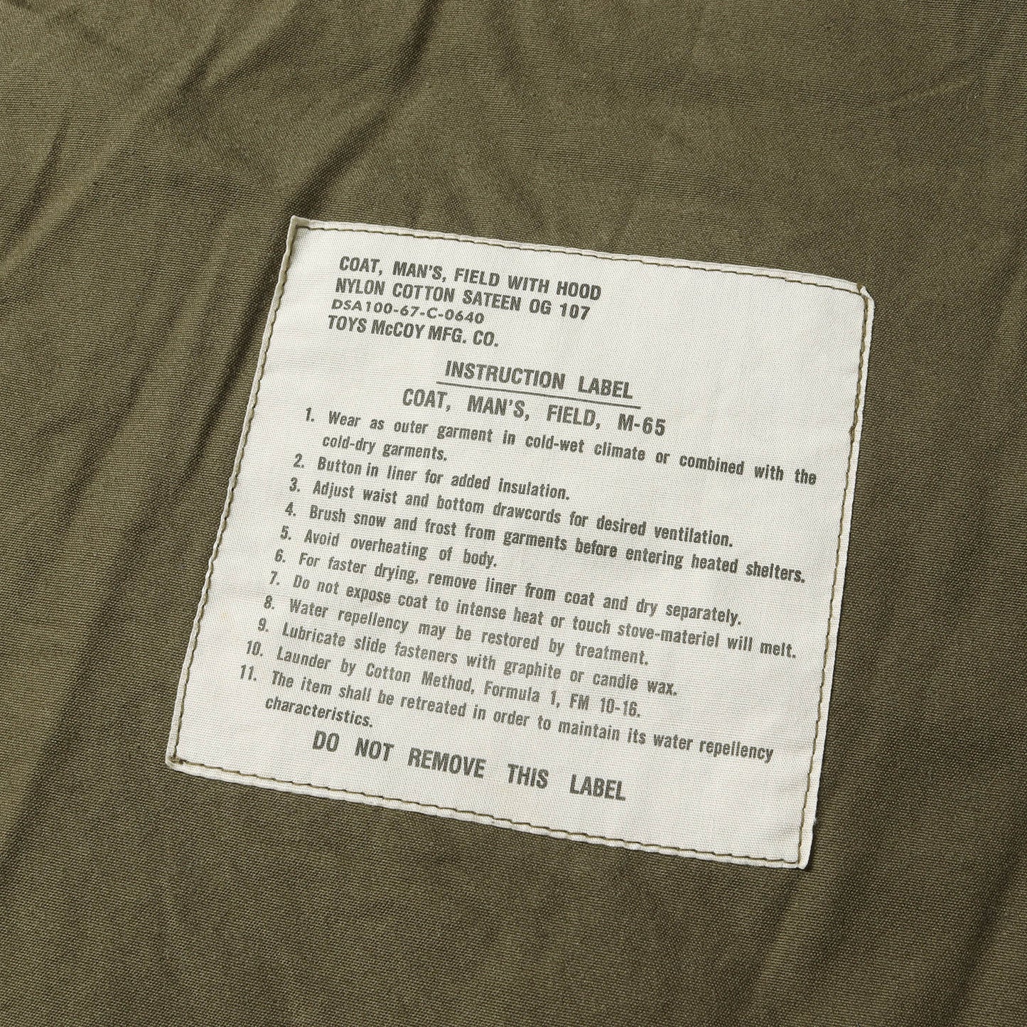 ジョン・レノン カスタム 2ndタイプ M-65 フィールドジャケット