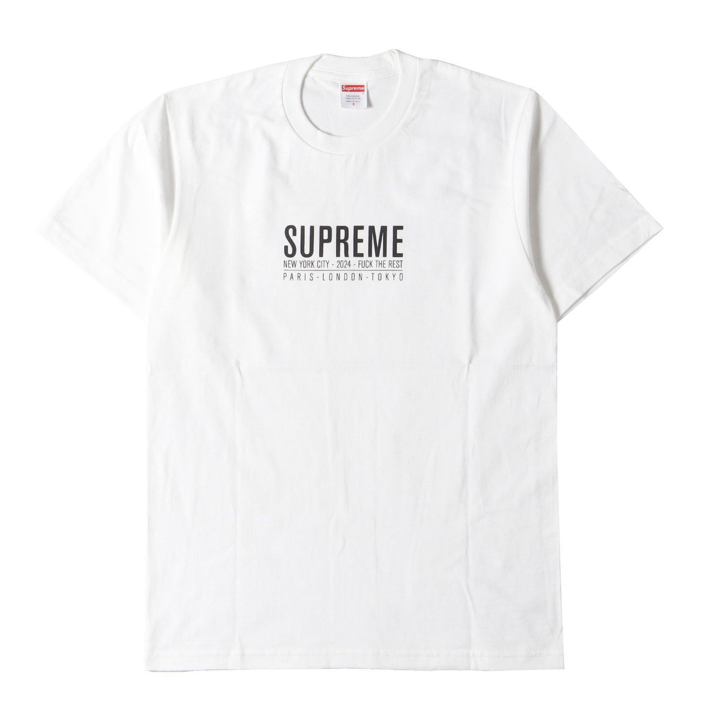 24SS ブランドロゴ クルーネック Tシャツ(Paris Tee)
