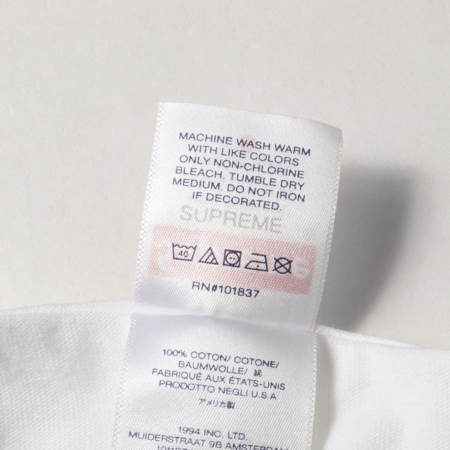 24SS ブランドロゴ クルーネック Tシャツ(Paris Tee)
