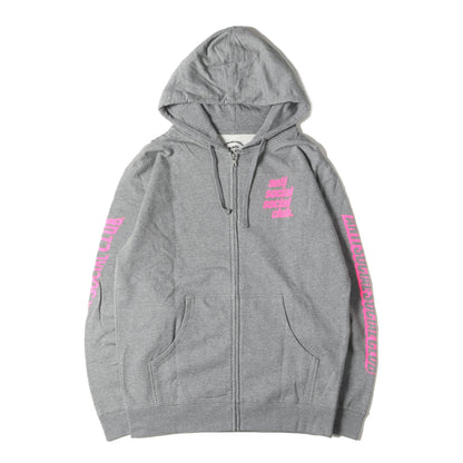 ブランドロゴ フルジップ スウェット パーカー