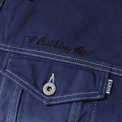 チャンピオンロゴ グラデーション 3rdタイプ ルーズ デニム ジャケット(GRADATION CHAMPION DENIM JACKET)