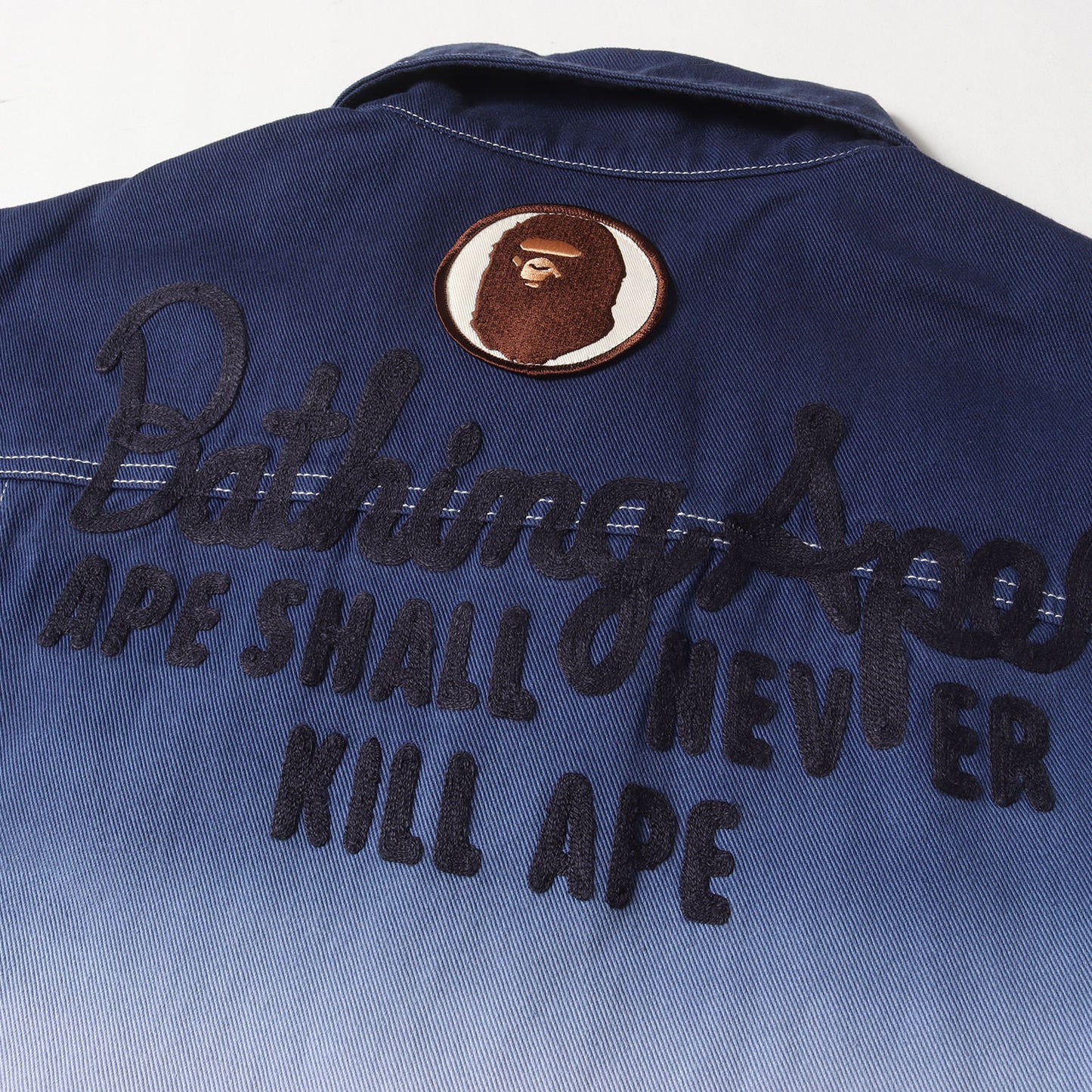 チャンピオンロゴ グラデーション 3rdタイプ ルーズ デニム ジャケット(GRADATION CHAMPION DENIM JACKET)