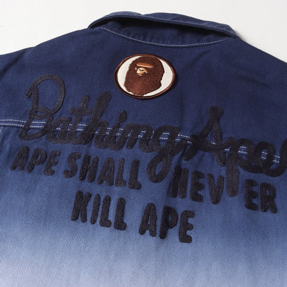 チャンピオンロゴ グラデーション 3rdタイプ ルーズ デニム ジャケット(GRADATION CHAMPION DENIM JACKET)