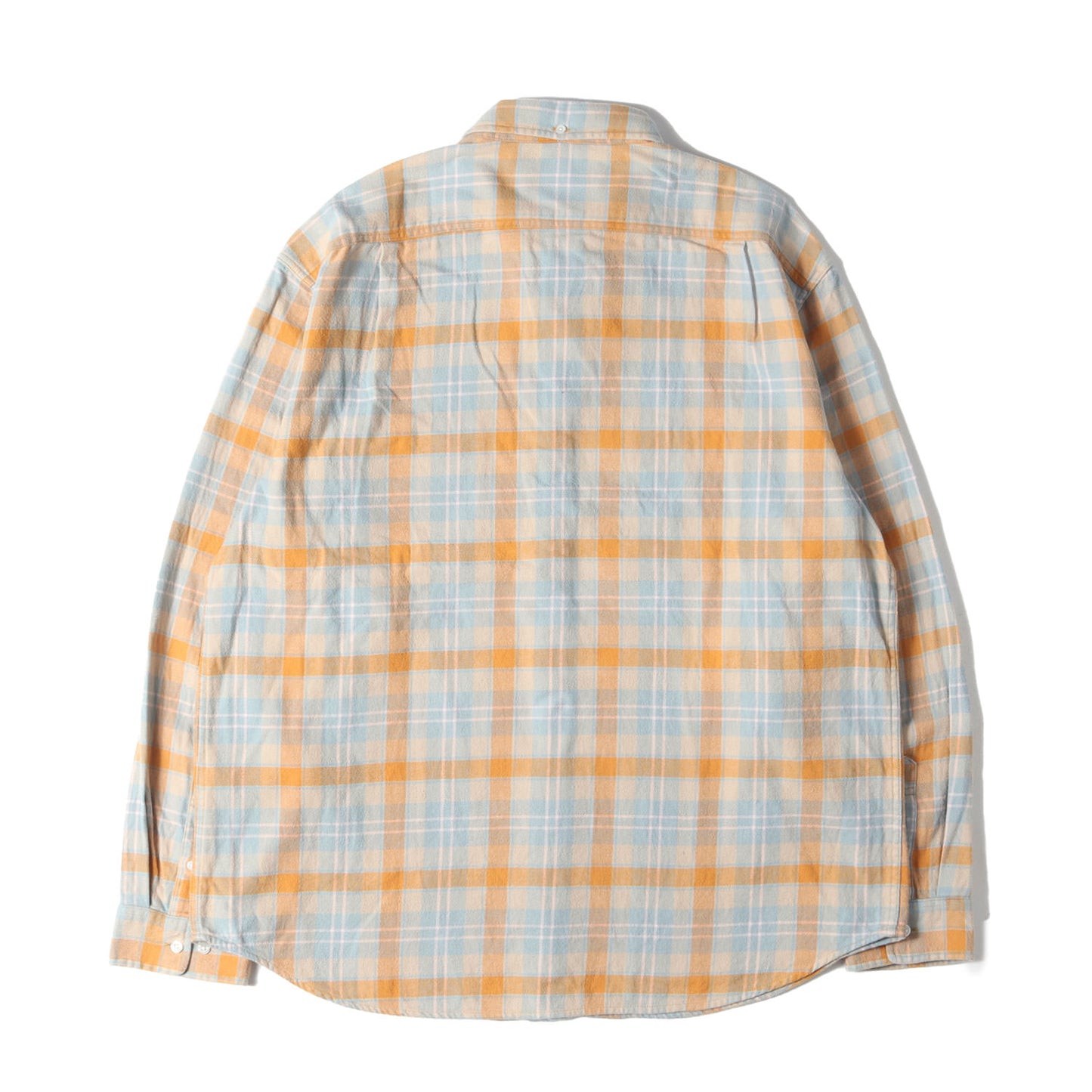 24SS タータンチェック ボタンダウン フランネルシャツ(Plaid Flannel Shirt)