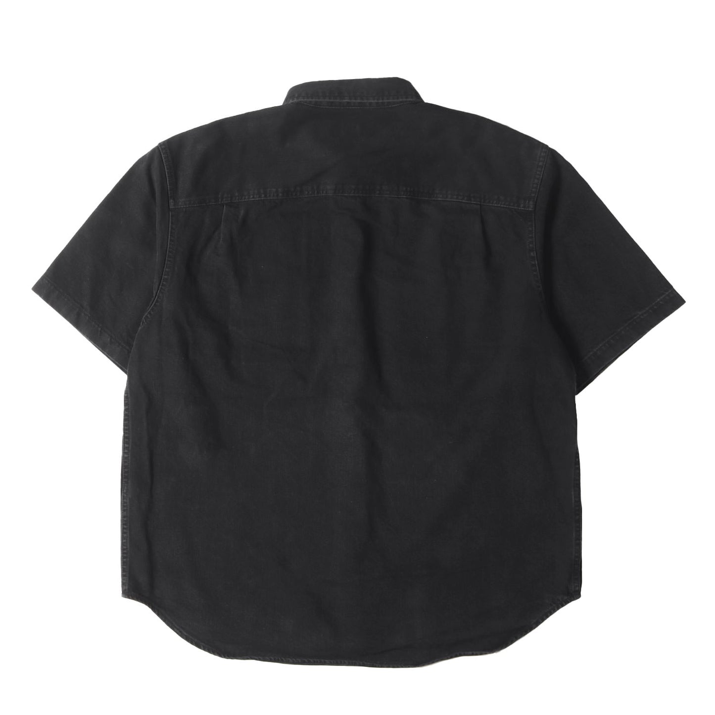24SS ルーズフィット ペインター デニム 半袖シャツ(Loose Fit S/S Denim Painter Shirt)