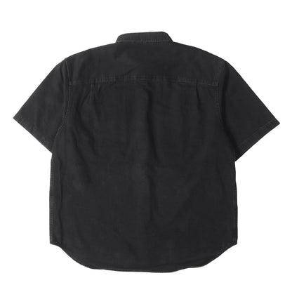 24SS ルーズフィット ペインター デニム 半袖シャツ(Loose Fit S/S Denim Painter Shirt)