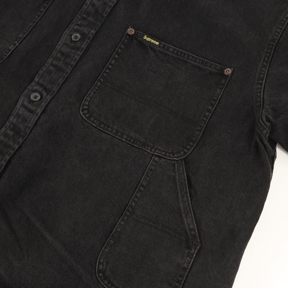 24SS ルーズフィット ペインター デニム 半袖シャツ(Loose Fit S/S Denim Painter Shirt)