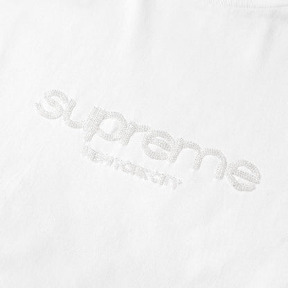 22SS ビーズ クラシックロゴ Tシャツ(Beaded Logo S/S Top)