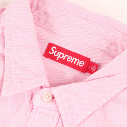 24SS ルーズフィット ペインター デニム 半袖シャツ(Loose Fit S/S Denim Painter Shirt)