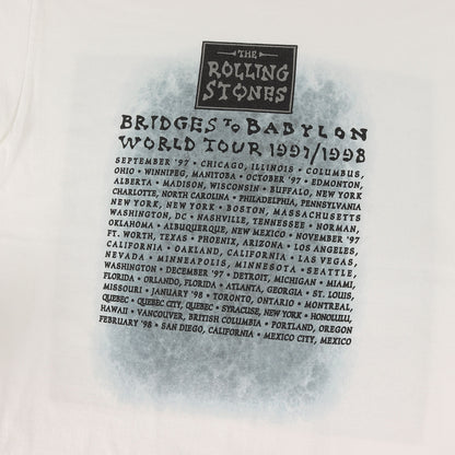 90s The Rolling Stones Bridges to Babylon TOUR 97～98 Tシャツ(anvilボディ)