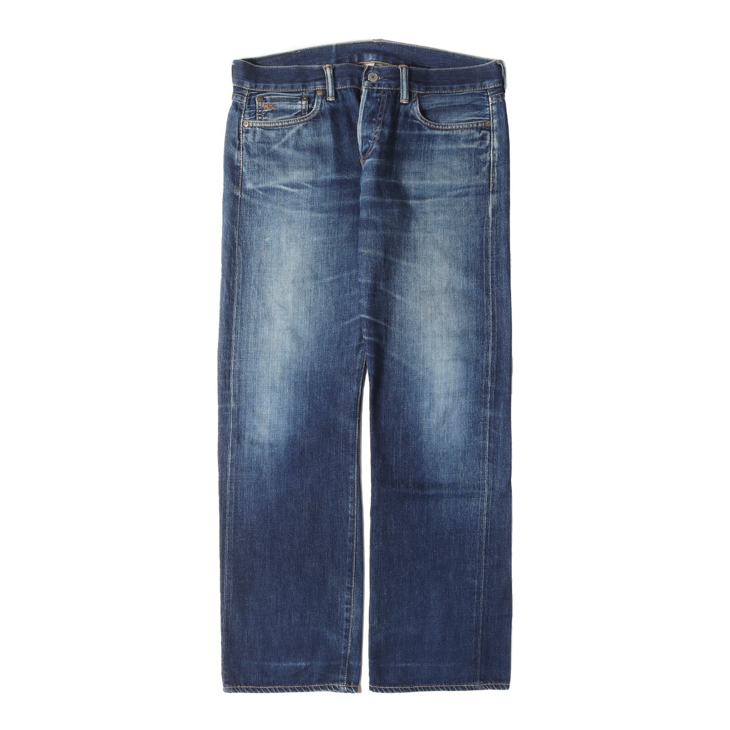 リンスウォッシュ ストレート デニムパンツ(JAPAN WOVEN SELVEDGE DENIM STRAIGHT LEG RINSE)