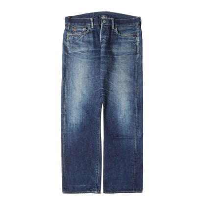 リンスウォッシュ ストレート デニムパンツ(JAPAN WOVEN SELVEDGE DENIM STRAIGHT LEG RINSE)