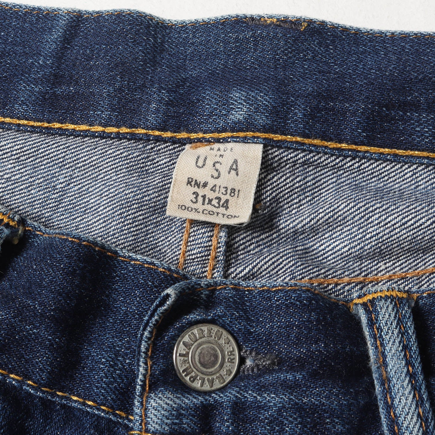 リンスウォッシュ ストレート デニムパンツ(JAPAN WOVEN SELVEDGE DENIM STRAIGHT LEG RINSE)