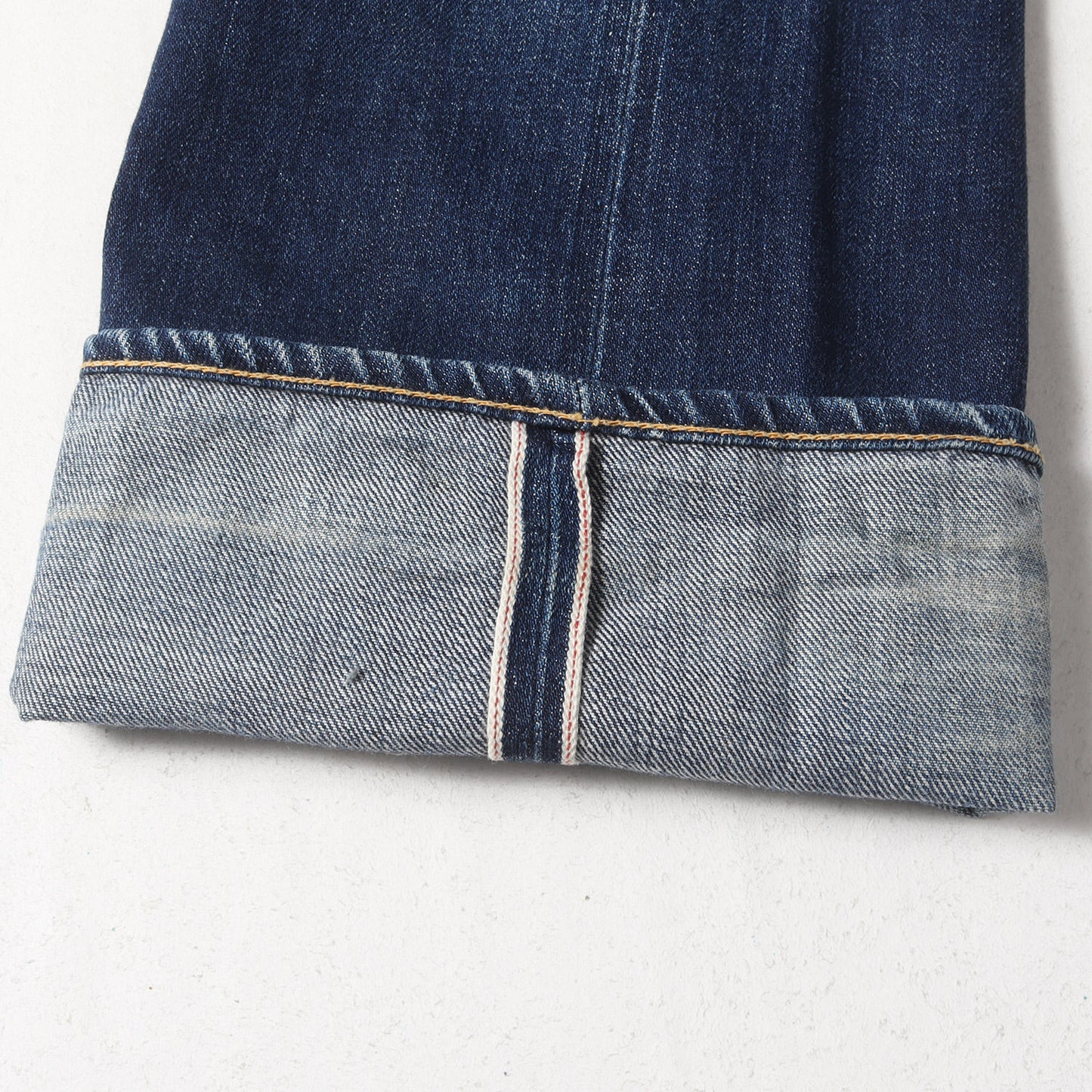 リンスウォッシュ ストレート デニムパンツ(JAPAN WOVEN SELVEDGE DENIM STRAIGHT LEG RINSE)