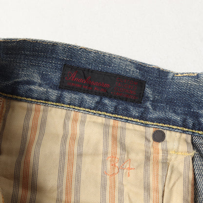 ダメージリペア加工 デニムパンツ