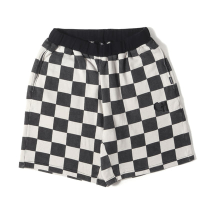 24SS チェッカーフラッグ スウェット ショーツ(CHECKER SWEAT SHORT)