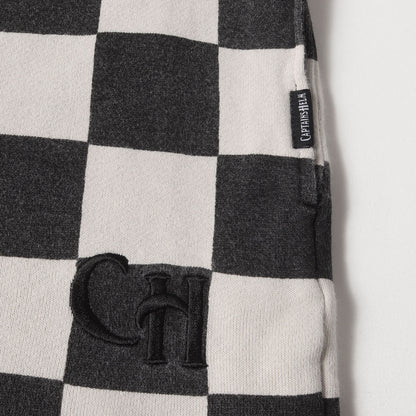 24SS チェッカーフラッグ スウェット ショーツ(CHECKER SWEAT SHORT)