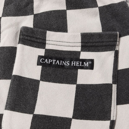 24SS チェッカーフラッグ スウェット ショーツ(CHECKER SWEAT SHORT)