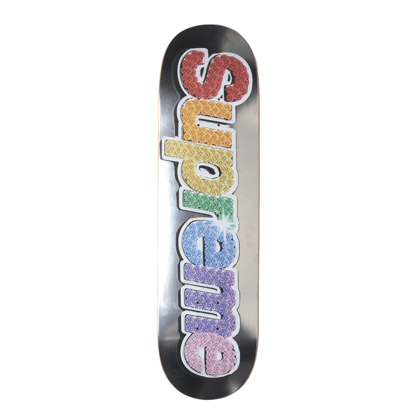 22SS ブリングロゴ スケボーデッキ(Bling Box Logo Skateboard)