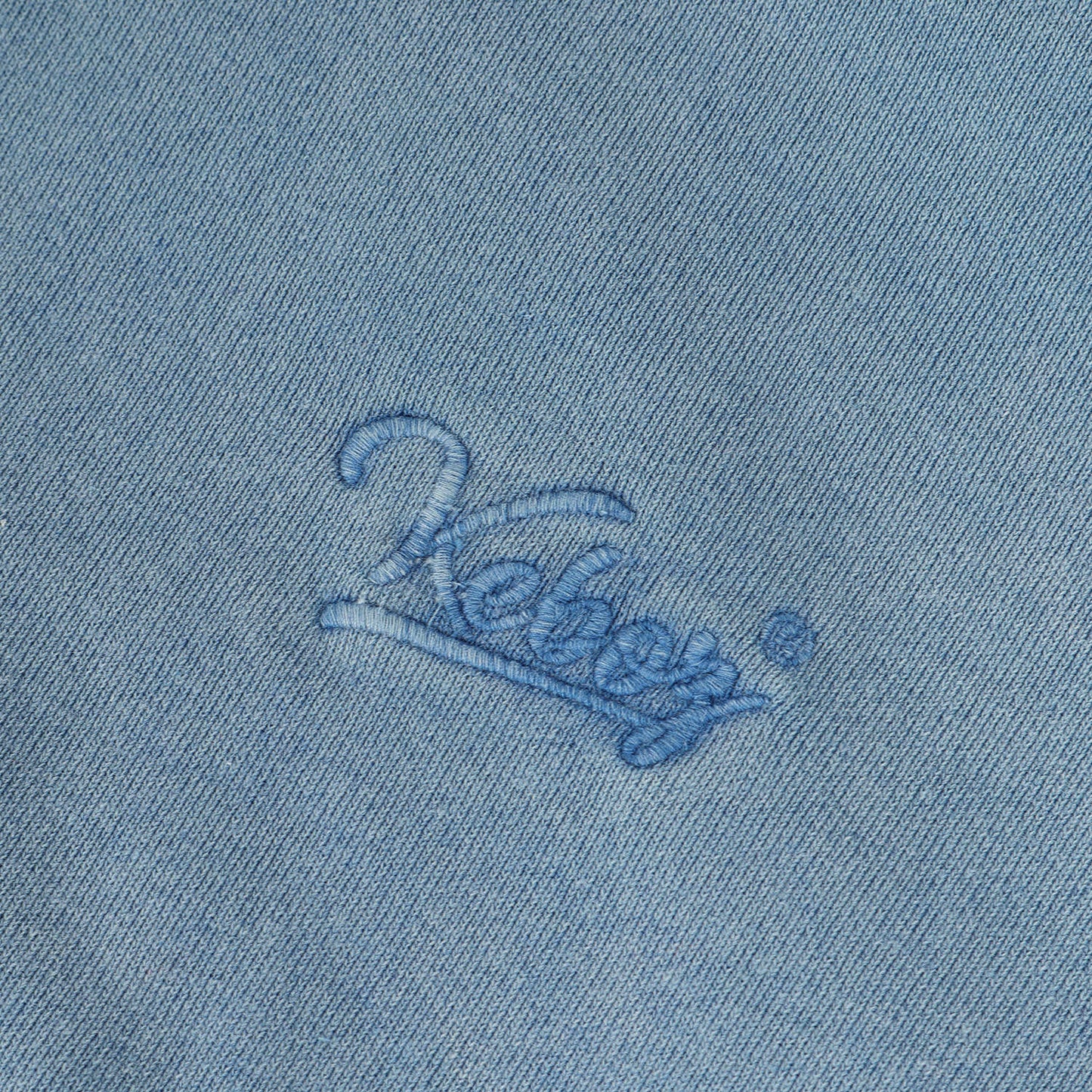 フェード加工 ロゴ刺繍 オーバーサイズ スウェット パーカー