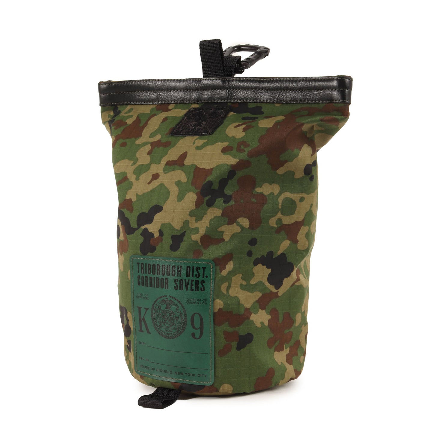 カモフラージュ 防水3レイヤー リップストップ ポーチ(TRAPPER EQUIP.POUCH DF)