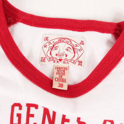 家紋ロゴ ラグラン Tシャツ