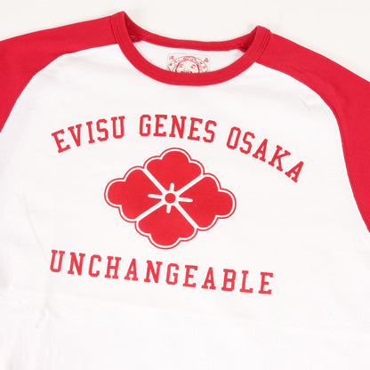 家紋ロゴ ラグラン Tシャツ