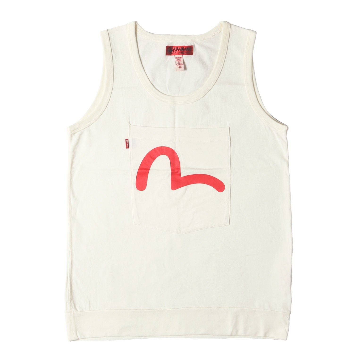 EVISU (エヴィス) カモメ ビッグポケット付き タンクトップ - ブランド